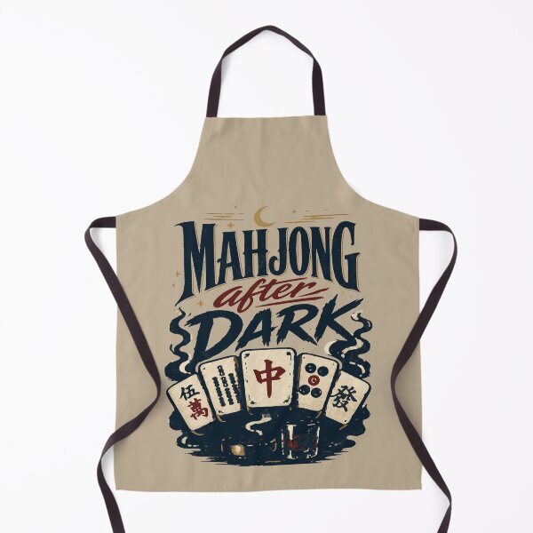 Item preview, Mahjong Social Club Retro Tile Game Design designed and sold by JansenGS.