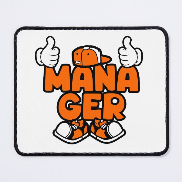 Item preview, MANAGER - PROFESSIONS Graffiti Character Bold Popart designed and sold by NFTWords.