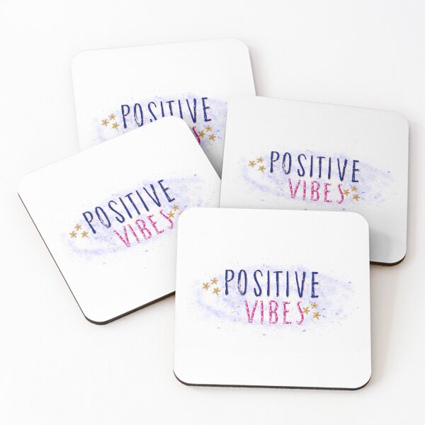 Item preview, Positive Vibes Aesthetic Typography Stars designed and sold by Amanyscrafts.