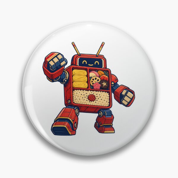 Item preview, Retro Japanese Bento Robot designed and sold by Ora-kuro.