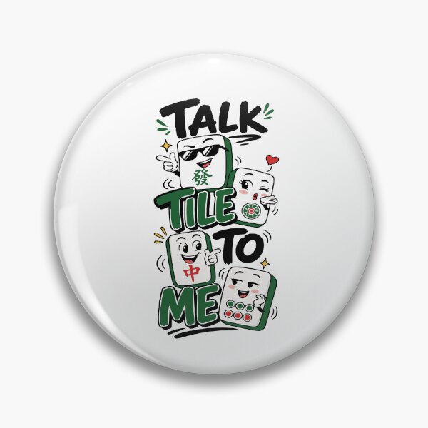 Item preview, Mahjong Social Club Retro Tile Game Design designed and sold by JansenGS.