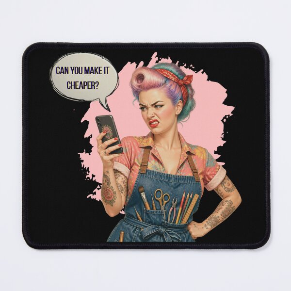 Item preview, Can You Make It Cheaper? - Funny Crafty Design Creative Chaos designed and sold by tellia-kallisto.