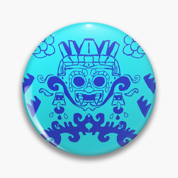 Item preview, Tlaloc Aztec Rain God Illustration designed and sold by SrVegetatl.