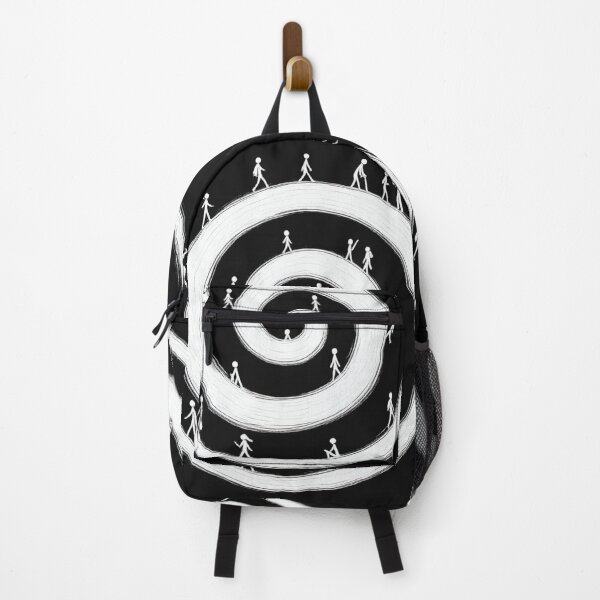 Item preview, Minimal Spiral Stick Figure Art Print designed and sold by NucciCollective.