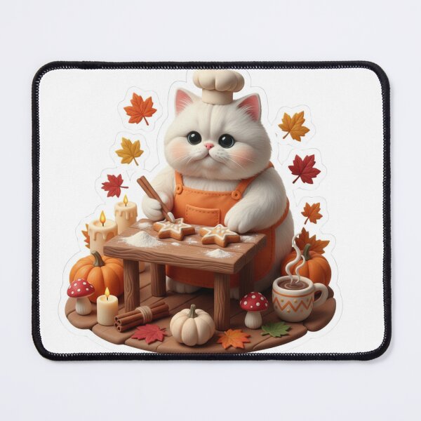 Item preview, Cute Cat Chef Cooking designed and sold by FatmaAhmed90.