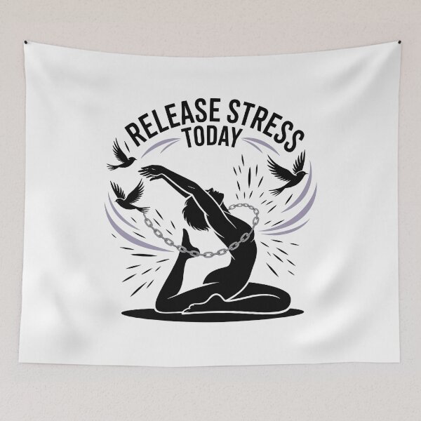 Item preview, Release Stress Today Breaking Chains Birds designed and sold by 108stillness.