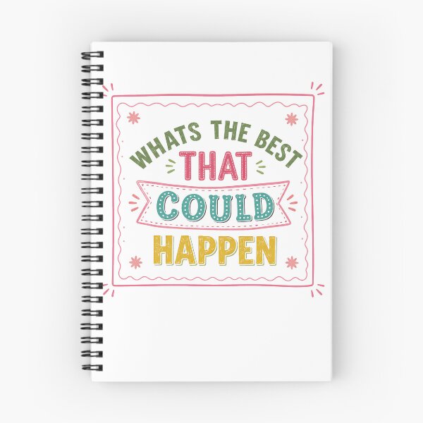 Item preview, Whats The Best That Could Happen Motivational Quote Positive Mindset designed and sold by JonesFlora2025.