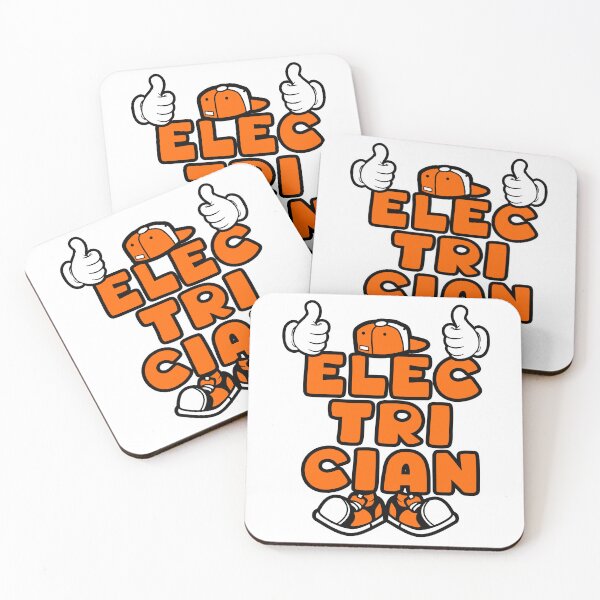 Item preview, ELECTRICIAN - PROFESSIONS Lettering Character Bold Retro designed and sold by NFTWords.