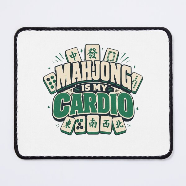 Item preview, Mahjong Social Club Retro Tile Game Design designed and sold by JansenGS.