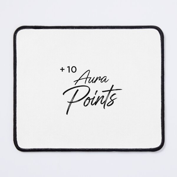 Item preview, +10 Aura Points Trendy Meme Typography designed and sold by NESTORY-Studio.