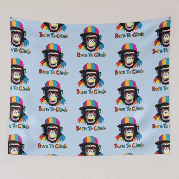 Item preview, "Born To Climb" designed and sold by Artekinium.