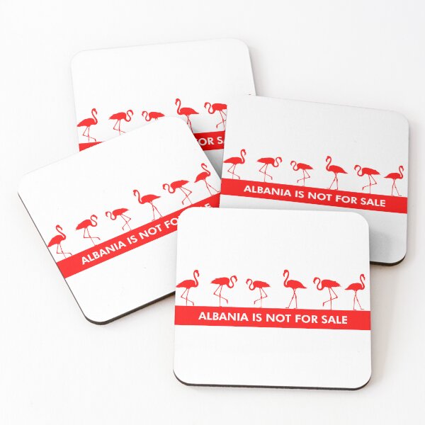 Item preview, Albania is not for sale. Flamingo revolution designed and sold by INTRIGUEprints.