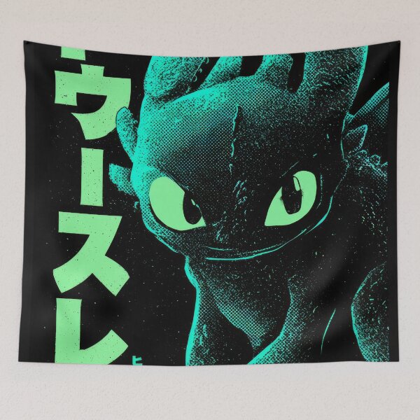 Item preview, Toothless Neon Duotone  designed and sold by AnimeArsenalPrints.