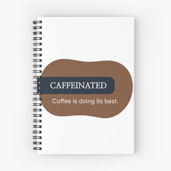 Item preview, Caffeinated minimal typography color swatch sticker designed and sold by Soul Path Studio.