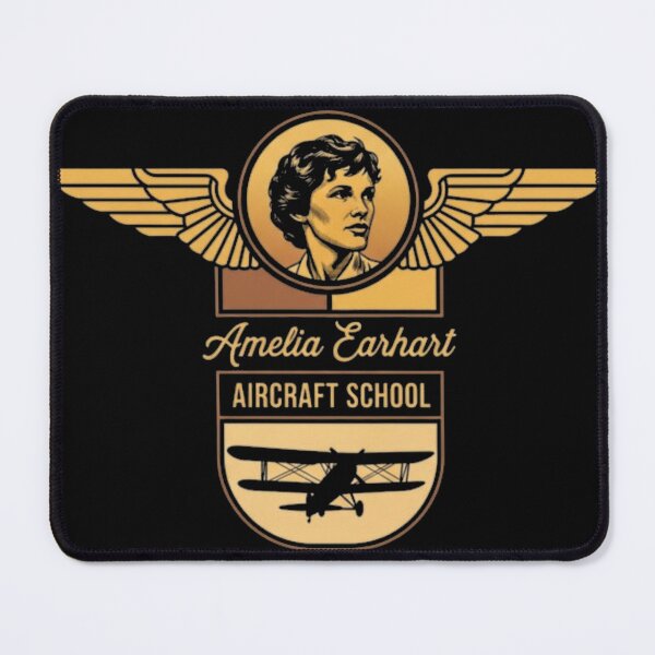 Item preview, Amelia Earhart Aircraft School Biplane Portrait Em designed and sold by Doce Caos Criativo.