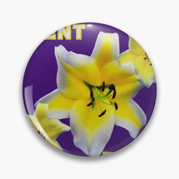Item preview, Silent Drama Funny Bright Yellow Lily Flower Introvert T-Shirt designed and sold by JurateArt-DK.