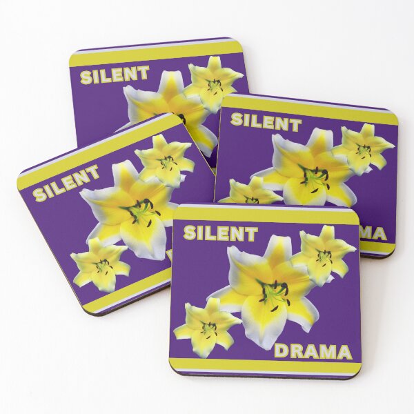 Item preview, Silent Drama Funny Bright Yellow Lily Flower Introvert T-Shirt designed and sold by JurateArt-DK.