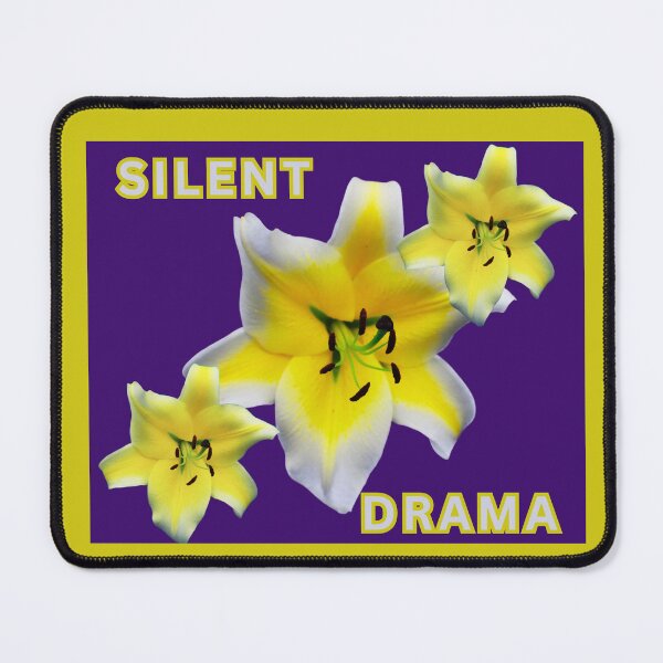 Item preview, Silent Drama Funny Bright Yellow Lily Flower Introvert T-Shirt designed and sold by JurateArt-DK.