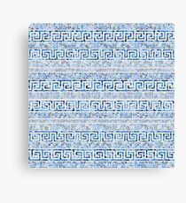 Greek Meander Pattern - Greek Key Ornament Canvas Print