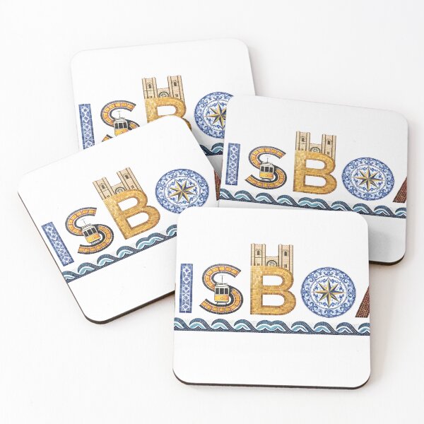 Item preview, Lisbon Portugal Iconic Typography Travel Art designed and sold by Paulo Costa Dias.