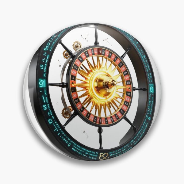 Item preview, The Quantum Wheel - Arcana X Luck Hacker & Cyber Tarot designed and sold by Chrome cinematic.