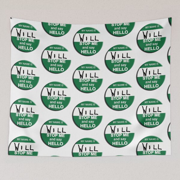 Item preview, The Inbetweeners - Hi I Am Will Big Gay Green Badge designed and sold by chitocri.