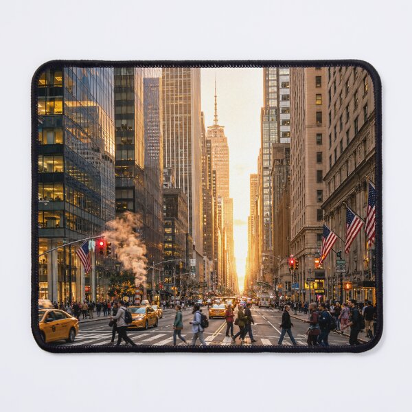 Item preview, New York City Golden Hour Street View designed and sold by MKDSN.