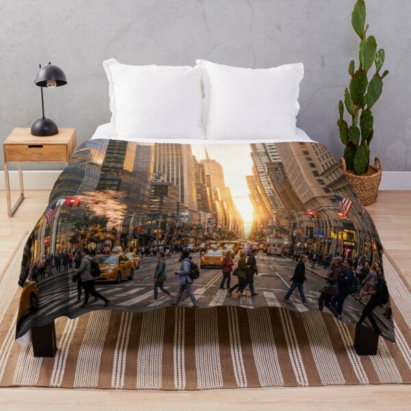 Item preview, New York City Golden Hour Street View designed and sold by MKDSN.