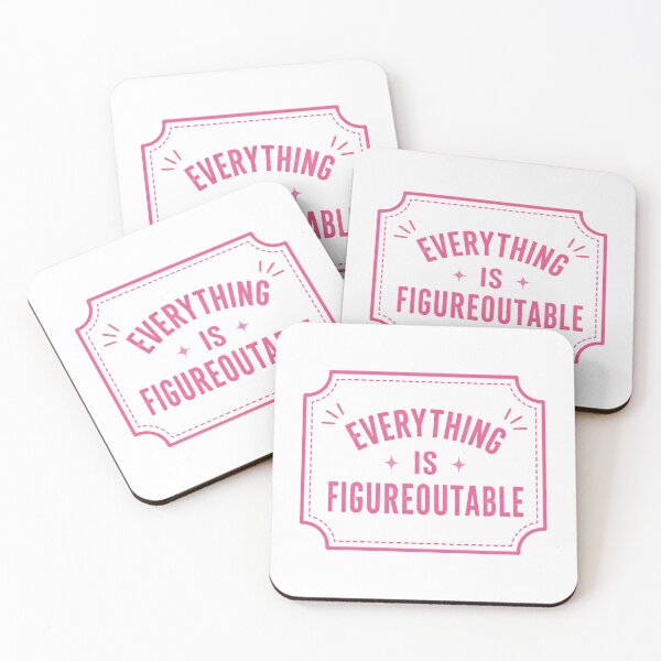 Item preview, Everything Is Figureoutable Motivational Inspirational Mindset designed and sold by JonesFlora2025.