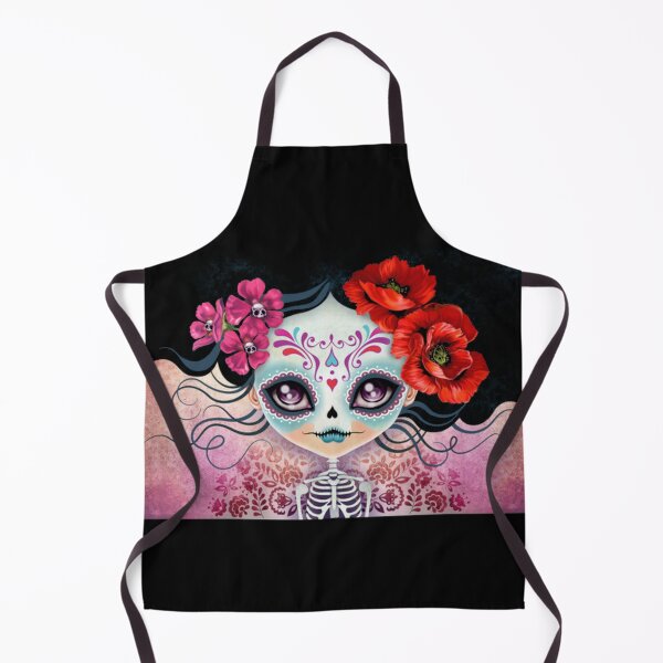 Item preview, Amelia Calavera Sugar Skull designed and sold by FLUFFandBEYOND.