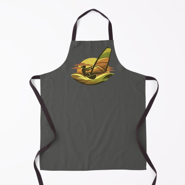 Item preview, Golden Sunset Windsurfer | Vintage Coastal Vector Art designed and sold by SilentPowerArt.