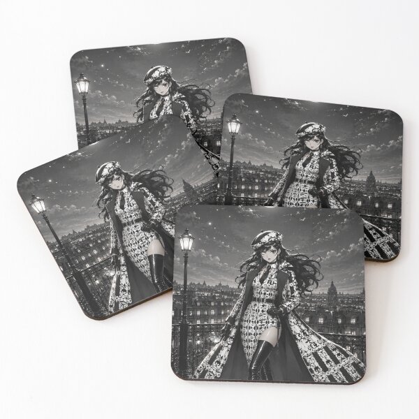 Item preview, Antham – 1930s Manga Detective | Black & White Superheroine Spy designed and sold by Chamalion.