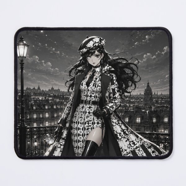Item preview, Antham – 1930s Manga Detective | Black & White Superheroine Spy designed and sold by Chamalion.
