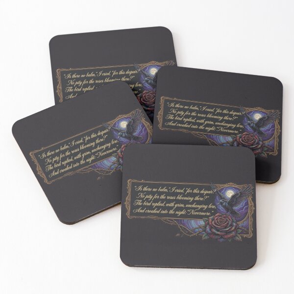 Item preview, Nevermore - Gothic Raven & Black Rose designed and sold by Megaera8.