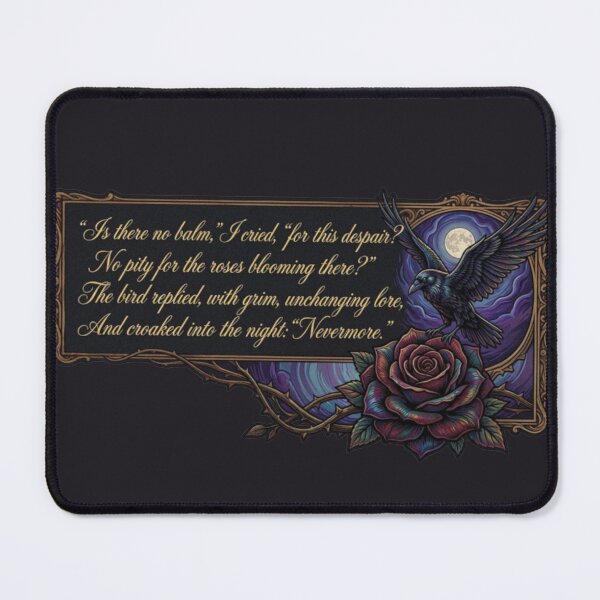 Item preview, Nevermore - Gothic Raven & Black Rose designed and sold by Megaera8.