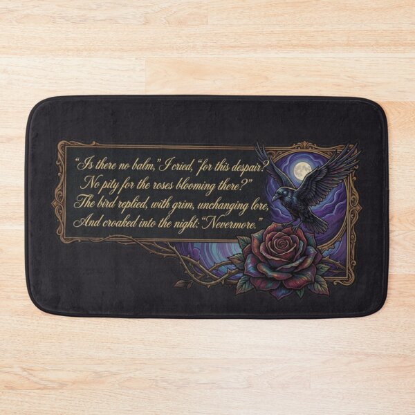 Item preview, Nevermore - Gothic Raven & Black Rose designed and sold by Megaera8.