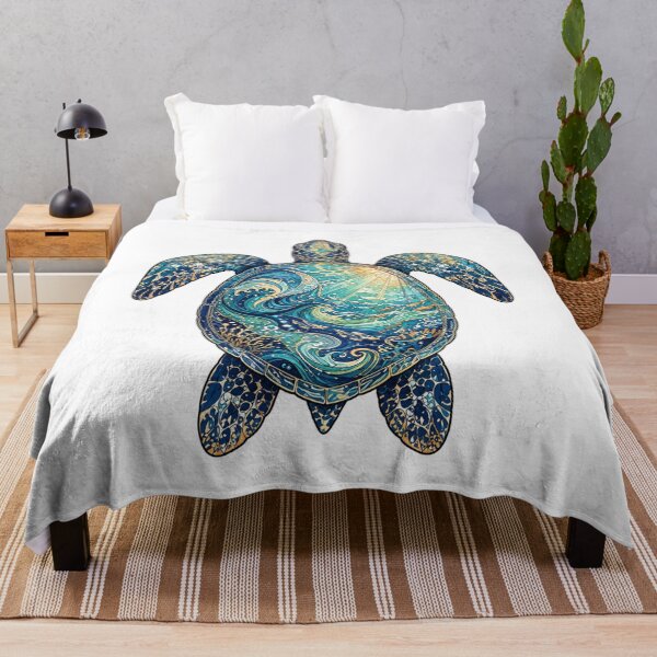 Item preview, Sea Turtle Top View | Ocean Paradise designed and sold by Zaru Art Studio.