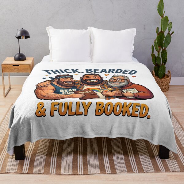 Item preview, Thick, Bearded & Fully Booked. designed and sold by TheBearthquake.