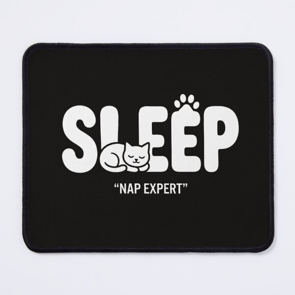 Item preview, Sleep Nap Expert Cat designed and sold by GiggleInkTees.