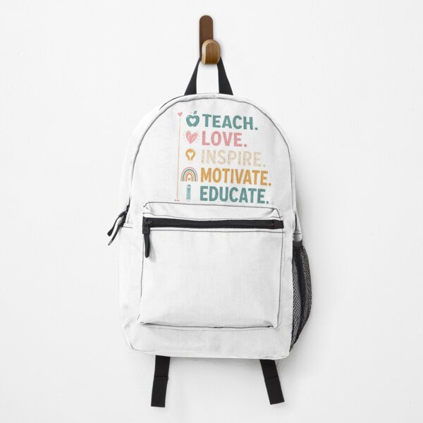 Item preview, Teach Love Inspire Motivate Educate Teacher Quote designed and sold by DigishopArte ⭐⭐⭐⭐⭐.