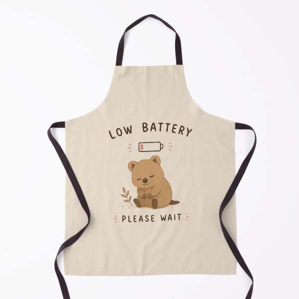 Item preview, Low Battery Please Wait Cute Sleeping Quokka Funny Tired Animal T-Shirt designed and sold by happyrays.
