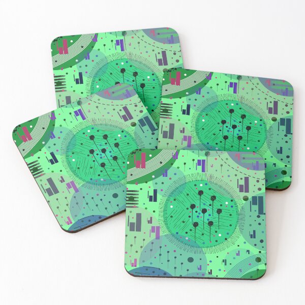 Item preview, Abstract Art: Green Kiwi Fruit designed and sold by DanielleGensler.