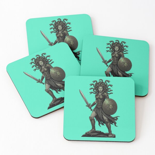 Item preview, Medusa Gorgon Warrior with Sword and Shield  designed and sold by Utopian-Magic.