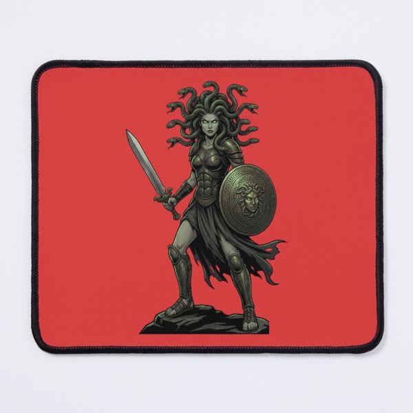 Item preview, Medusa Gorgon Warrior with Sword and Shield designed and sold by Utopian-Magic.