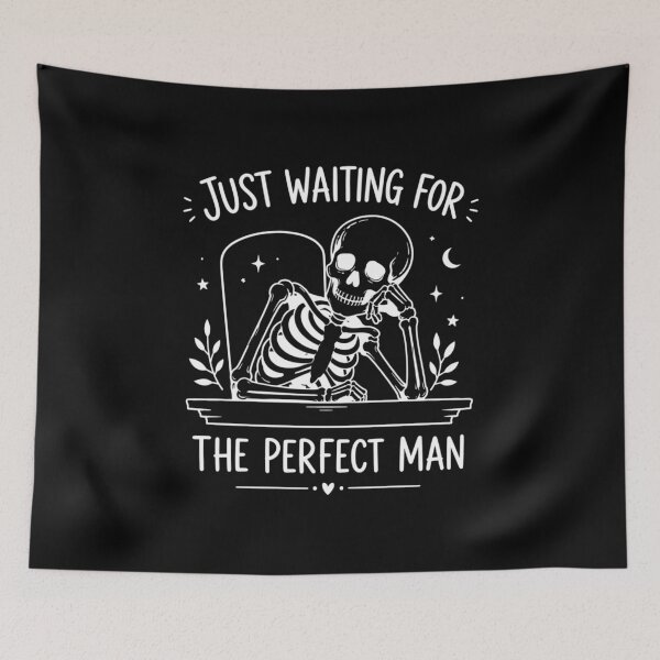 Item preview, Just Waiting For The Perfect Man Funny Valentine's Day T-Shirt for Single Women, Sarcastic Valentine, Funny Single, Single Life, Single Valentine  designed and sold by Quiajia.