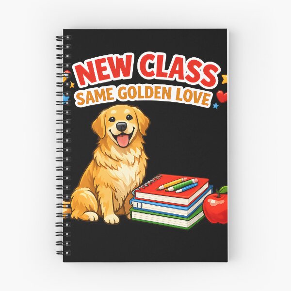 Item preview, New Class Same Golden Love Golden Retriever Back to School Teacher Design designed and sold by Sahil Randhawa.