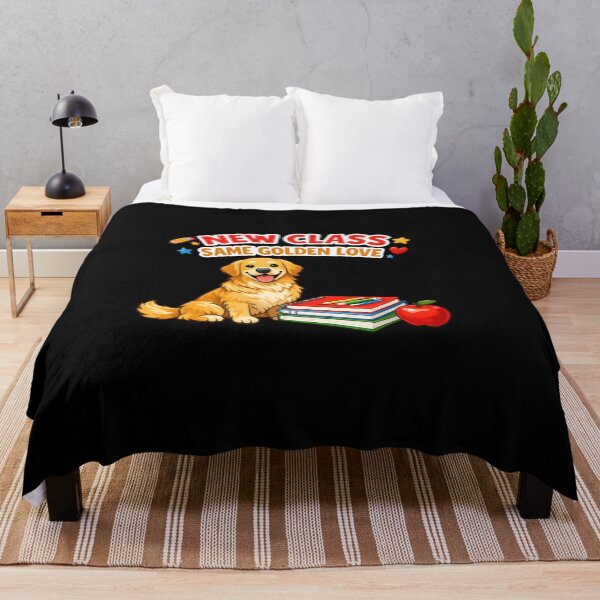 Item preview, New Class Same Golden Love Golden Retriever Back to School Teacher Design designed and sold by Sahil Randhawa.