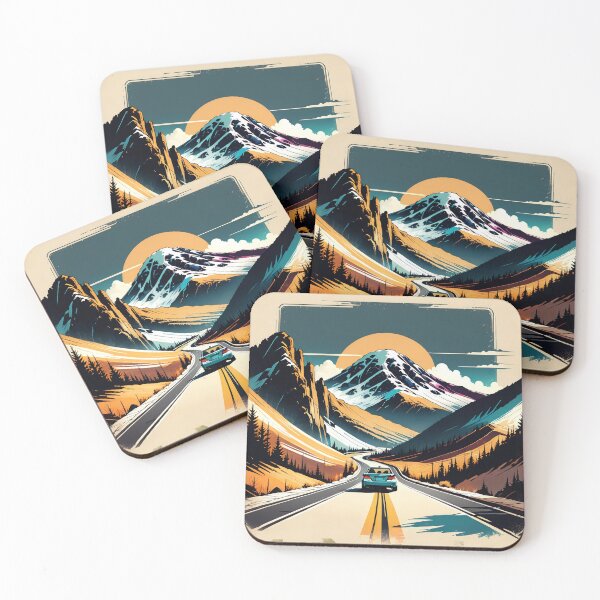 Item preview, Car on mountain road designed and sold by tarkone.