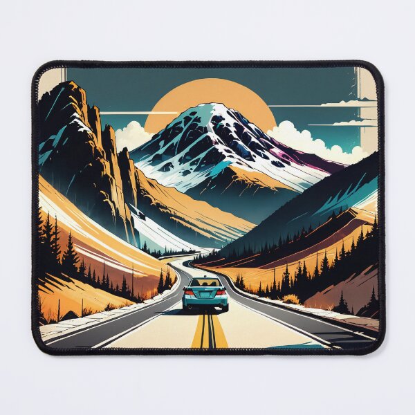 Item preview, Car on mountain road designed and sold by tarkone.