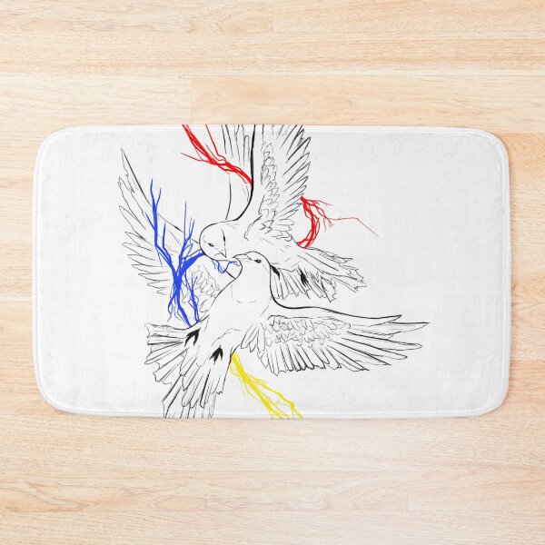Item preview, Copy of Love Birds – Romantic Doves Line Art Illustration designed and sold by Evv_u.